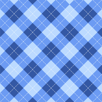 A blue plaid pattern with different shades of blue in a diamond shape.