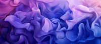 Abstract background with swirling purple and blue shapes