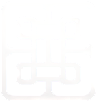 Geometric pattern design with white and black shapes