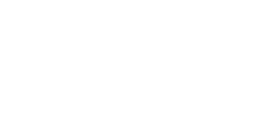 White curved arrow pointing upwards on a black background