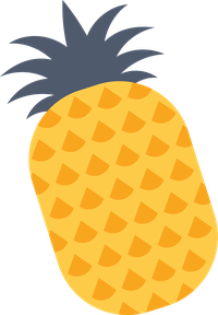 Stylized pineapple graphic