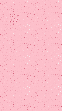 Pink background with scattered dots