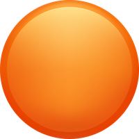 Orange circle with gradient effect