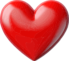 Red heart icon