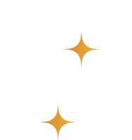 Four star shapes on a black background