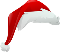 Illustration of a Santa hat