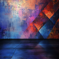 Modern app design template with abstract background