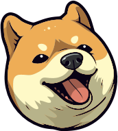 Cartoon Shiba Inu dog face