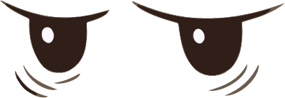 Illustration of a cat's eyes