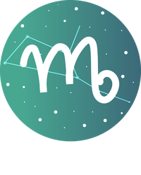 Virgo zodiac sign symbol with constellation pattern
