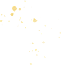 Pixel art design elements on a black background