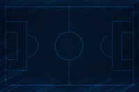 A dark blue soccer field outline