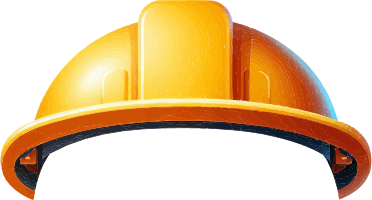 A yellow hard hat