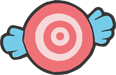 A target with hands holding it