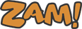 ZAM! logo or branding text