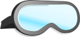 Illustration of ski goggles