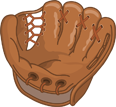 Illustration of a baseball glove