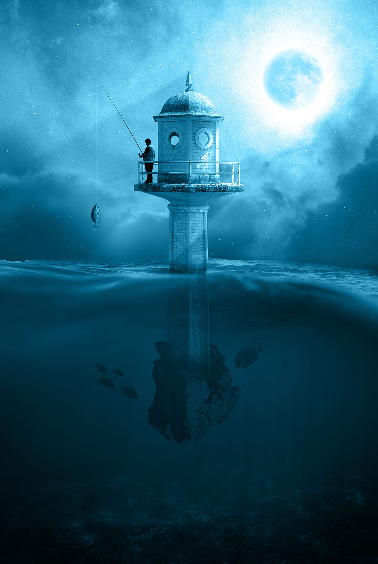 Preview for Underwater-lighthouse-mystery-3d-artwork-background-4a034