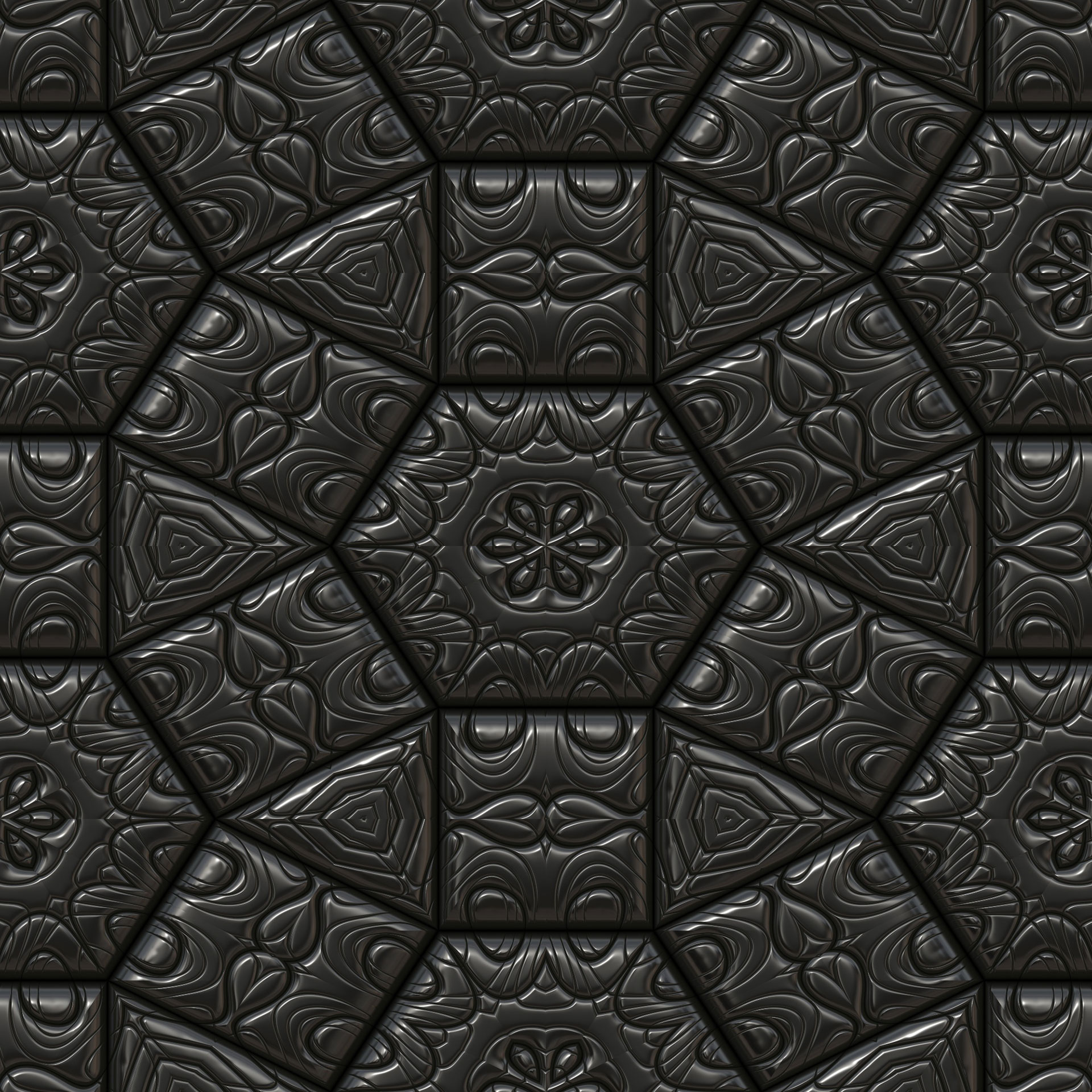 Preview for Dark-geometric-pattern-design-3d-artwork-background-1c356