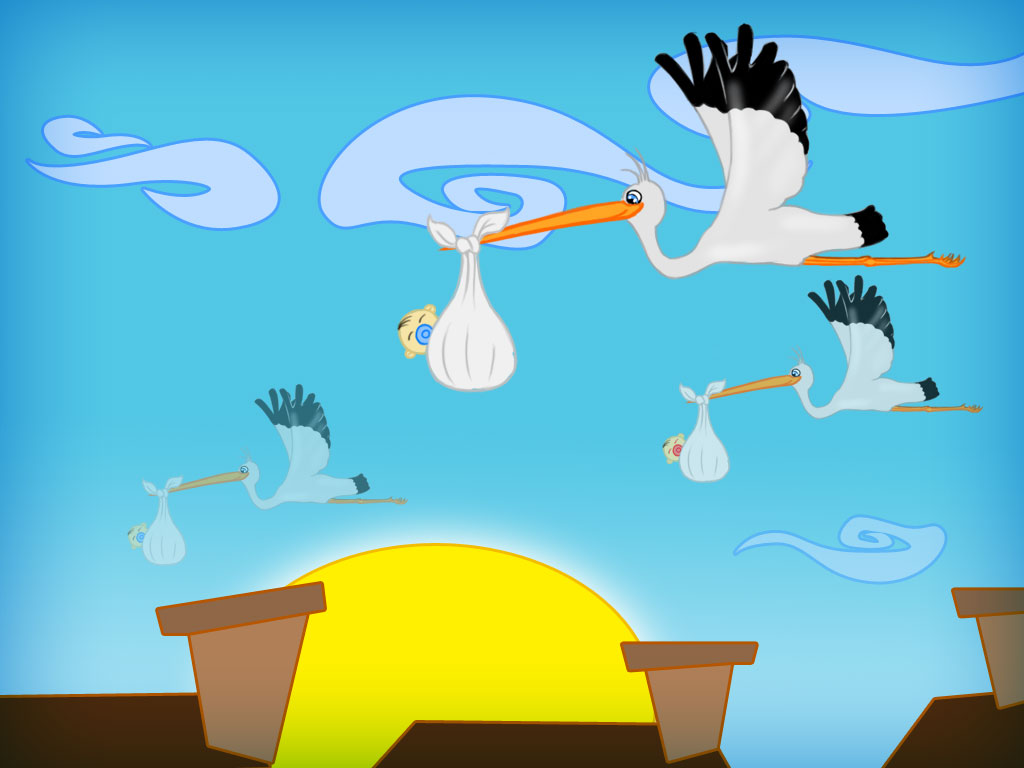 Preview for Storks-delivering-babies-baby-background-15289
