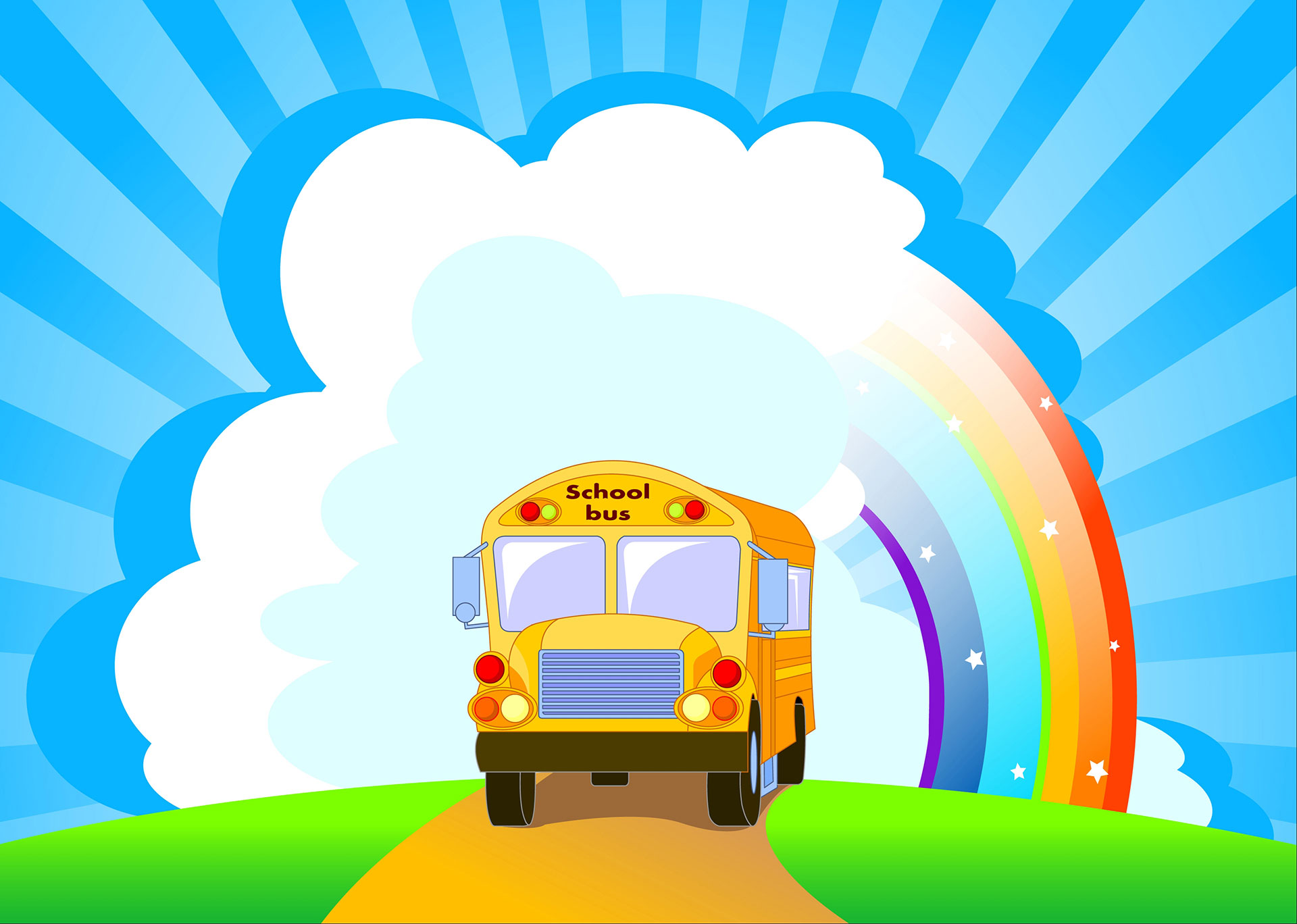 Preview for School-bus-under-rainbow-back-to-background-6b9fb