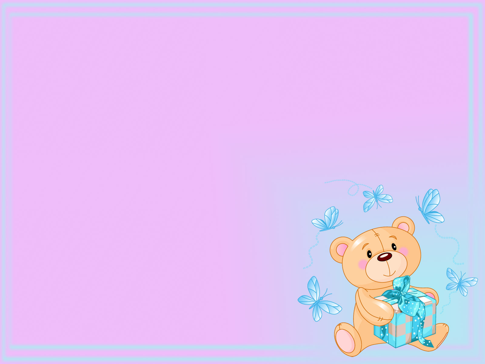 Preview for Teddy-bear-butterflies-birthday-background-fa249