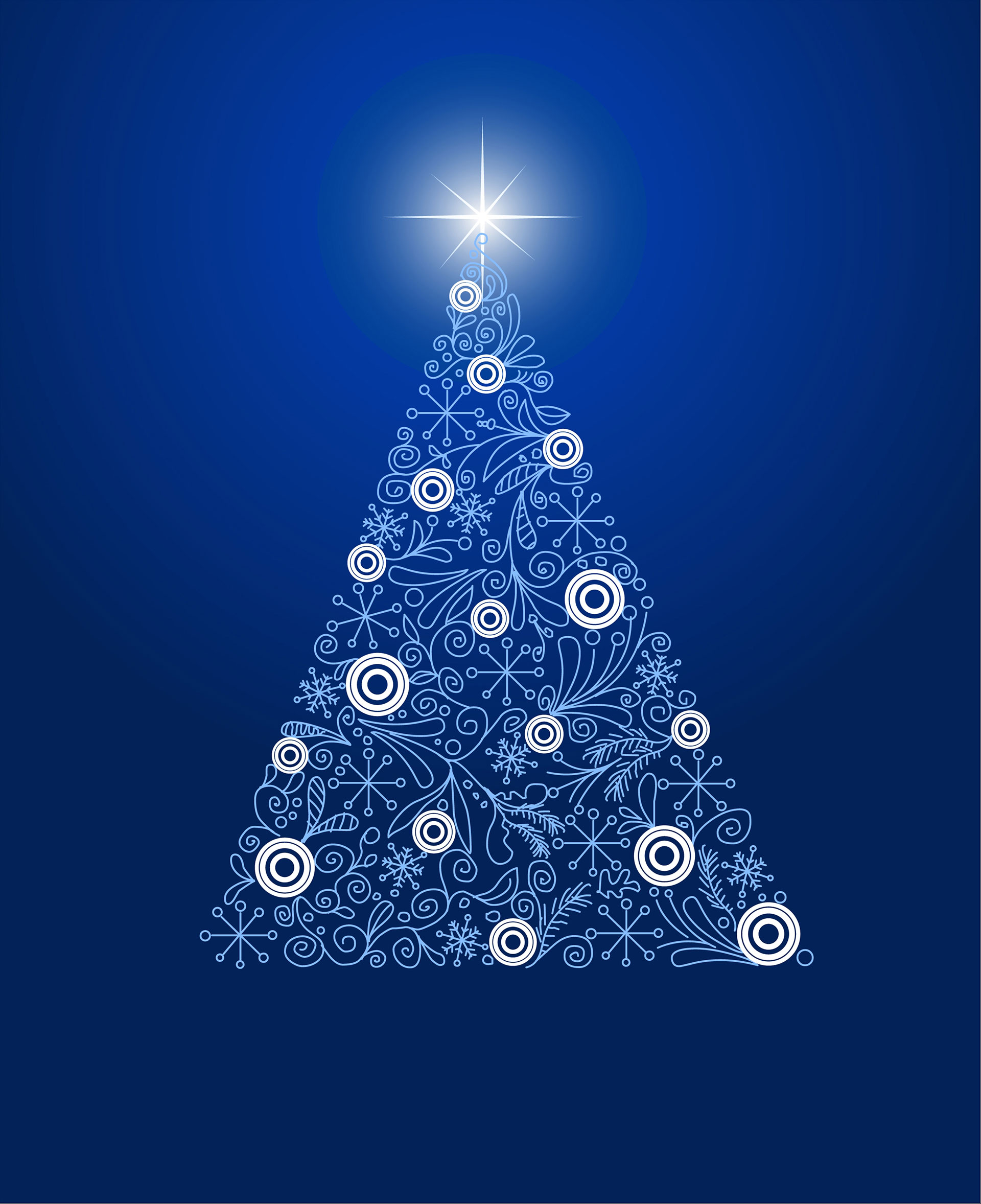 Preview for Blue-christmas-tree-illustration-background-067bb