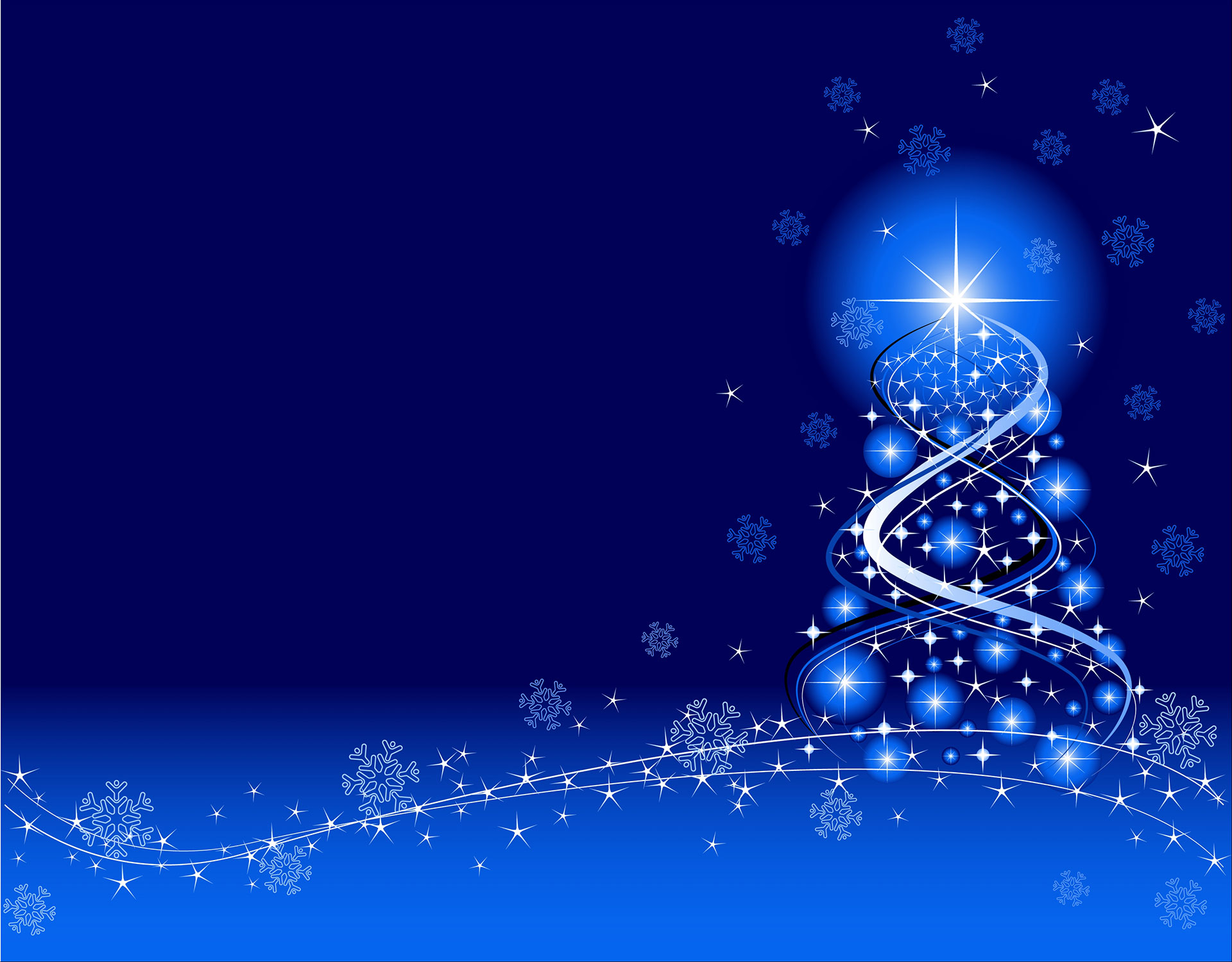 Preview for Blue-christmas-tree-illustration-background-791ec