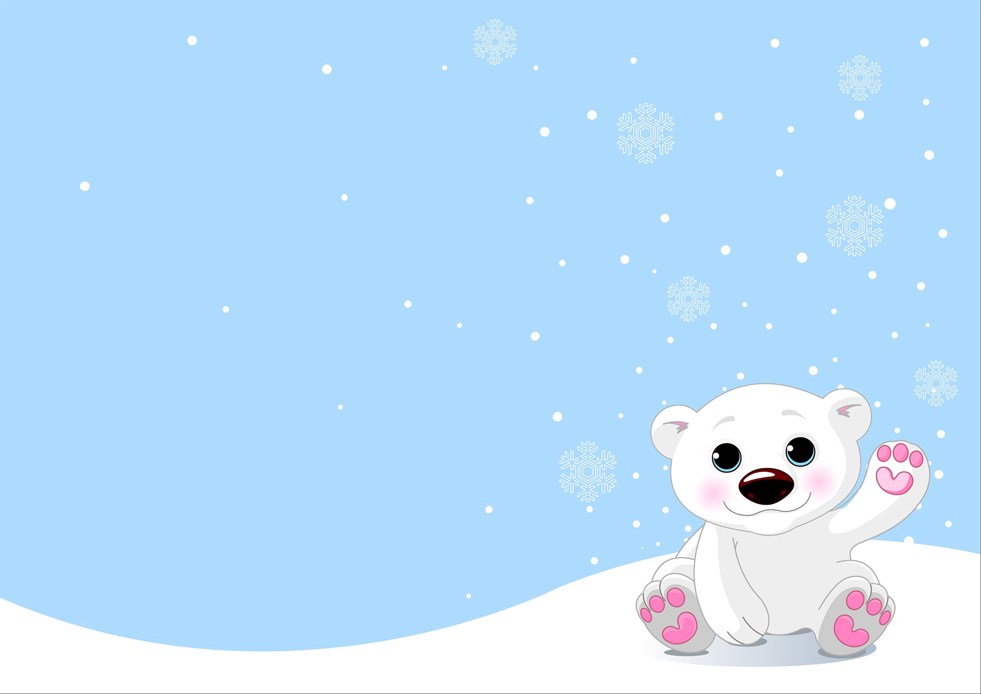 Preview for Polar-bear-winter-scene-christmas-background-def36