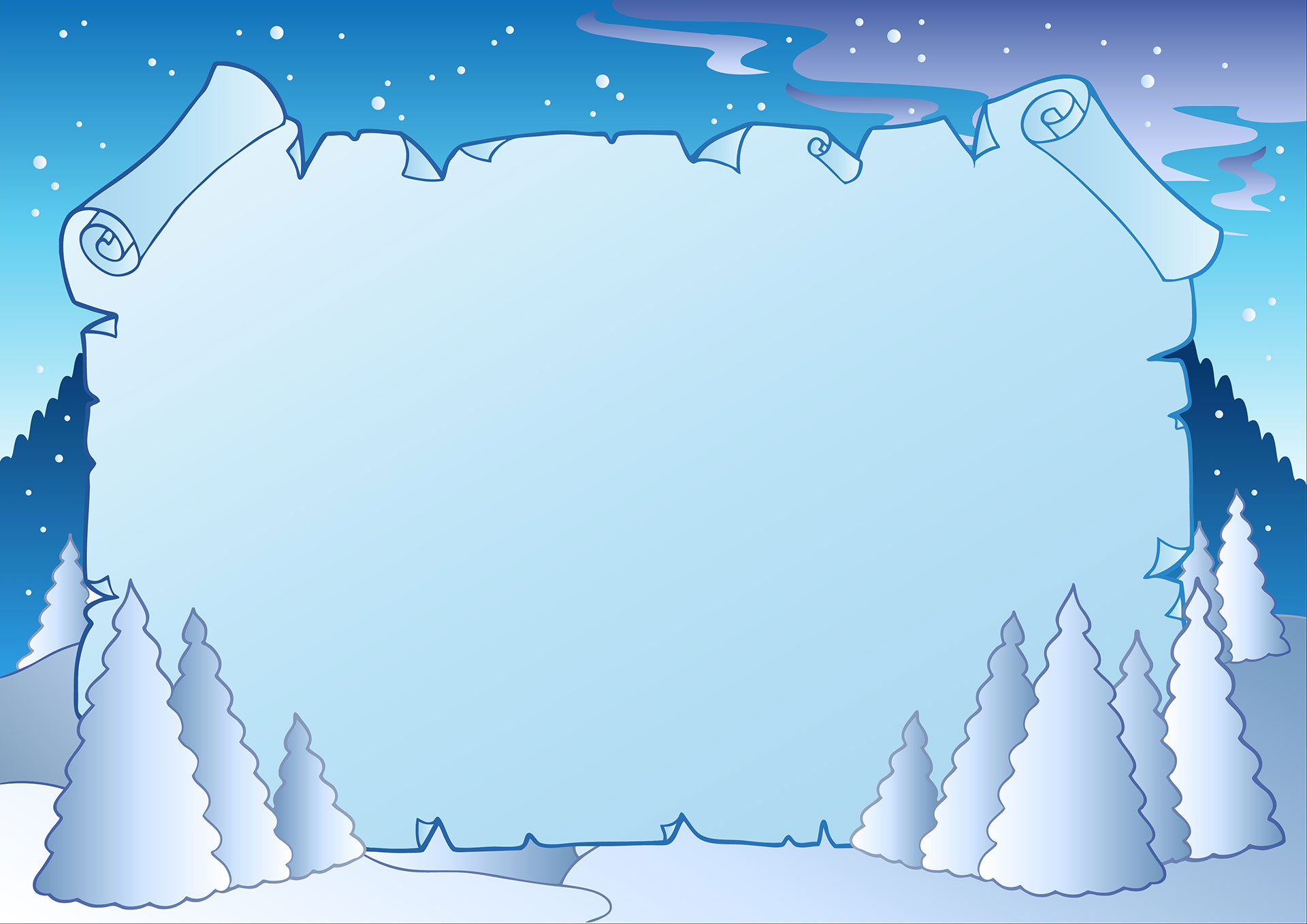 Preview for Winter-landscape-frame-template-christmas-background-a5ec6