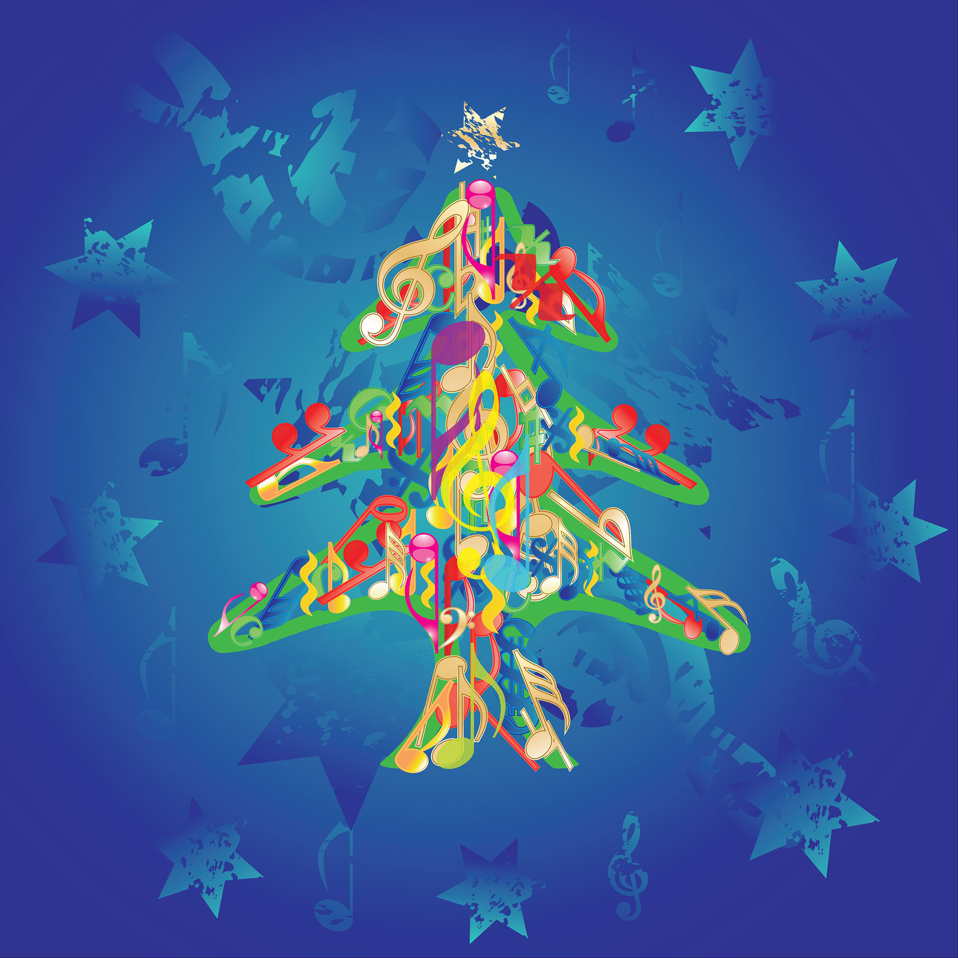Preview for Abstract-christmas-tree-illustration-background-4192e