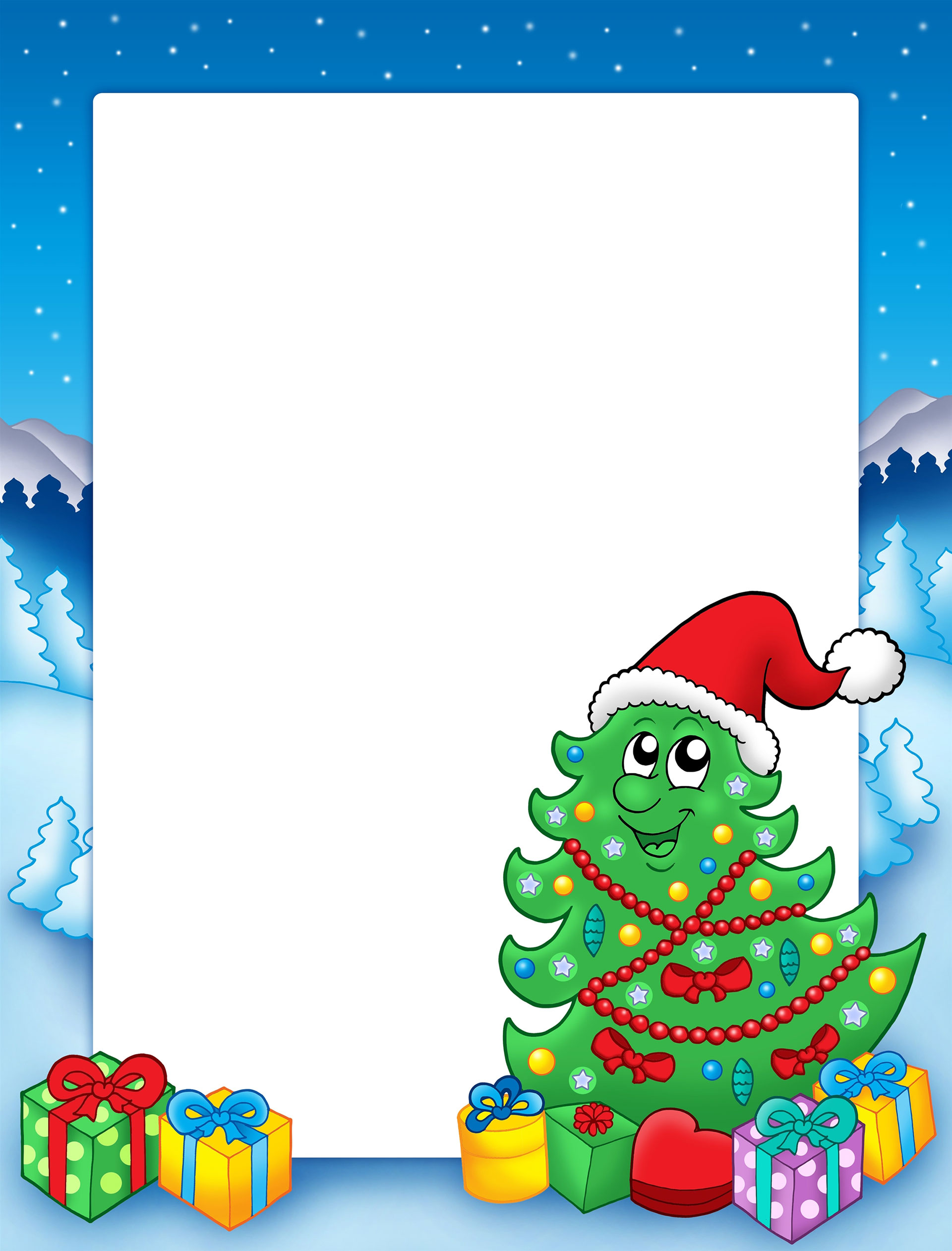 Preview for Christmas-tree-template-background-11373