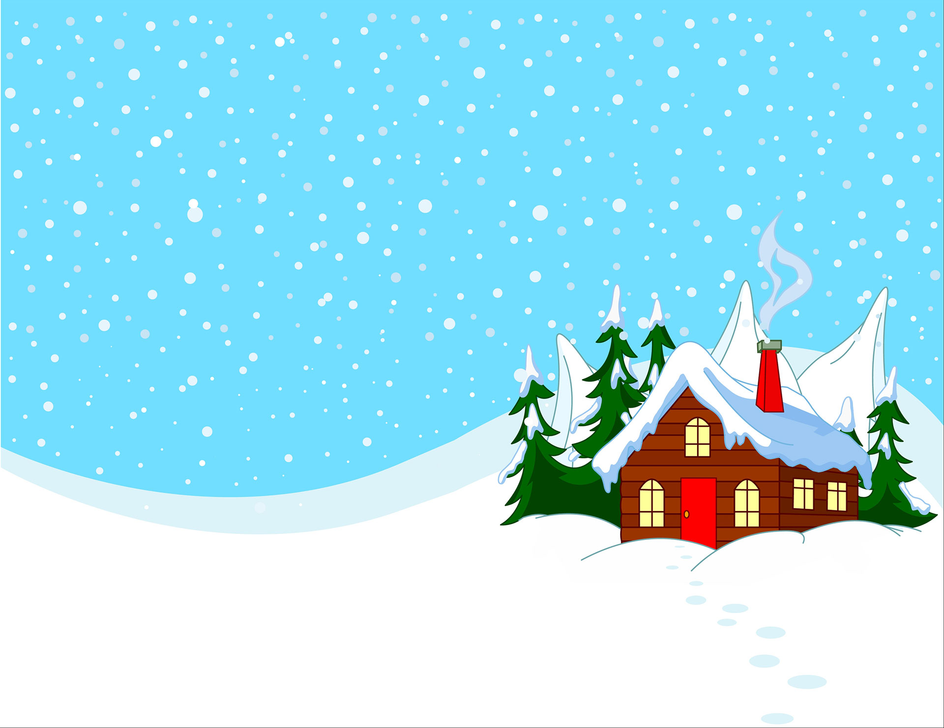 Preview for Winter-cabin-scene-illustration-christmas-background-f8efe