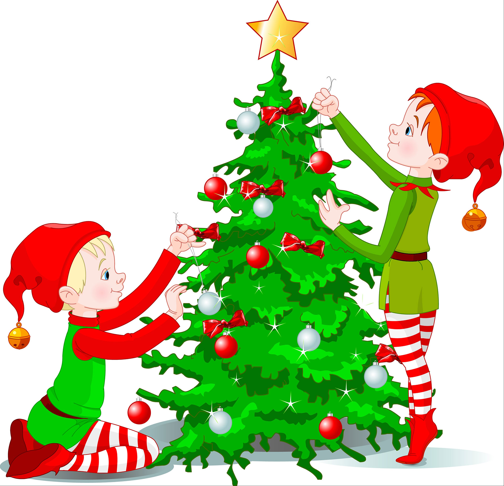Preview for Christmas-tree-decoration-elves-background-8fe34