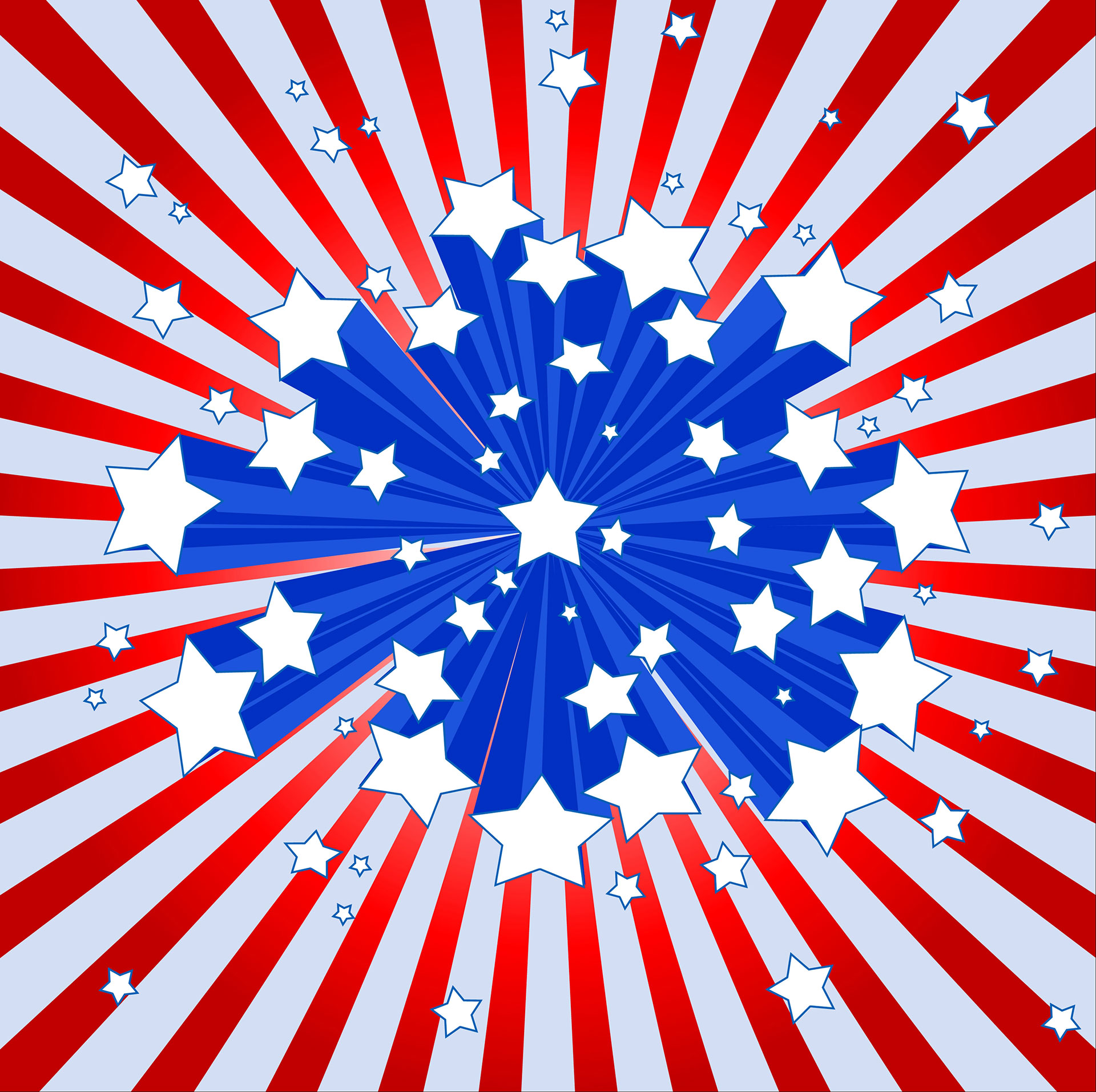 Preview for Patriotic-star-design-fourth-of-background-030bd