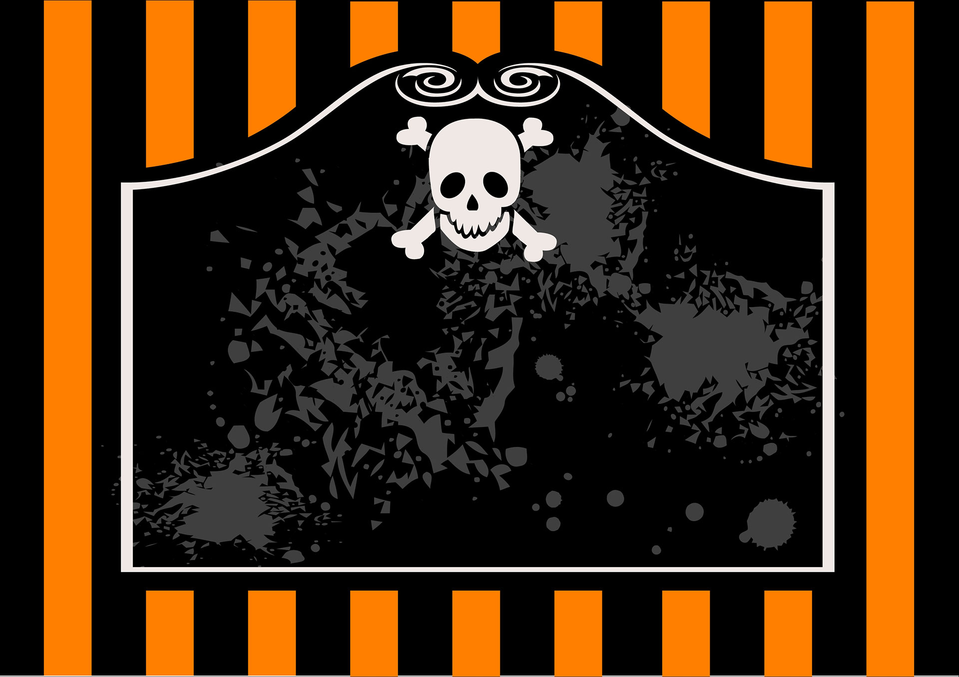 Preview for Pirate-skull-design-template-halloween-background-f9ded