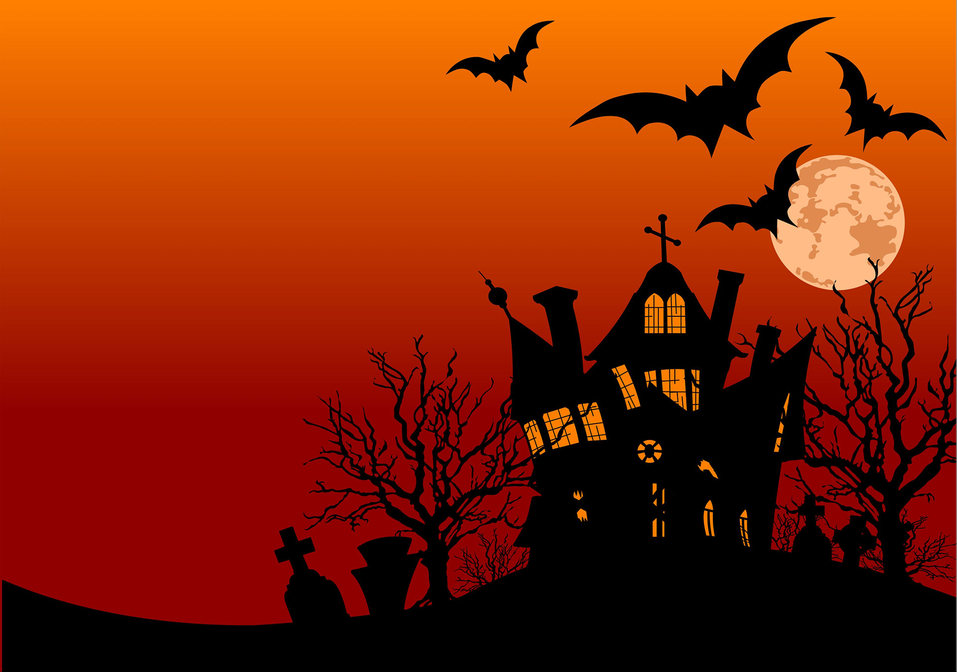 Preview for Haunted-house-at-sunset-halloween-background-b6bc3