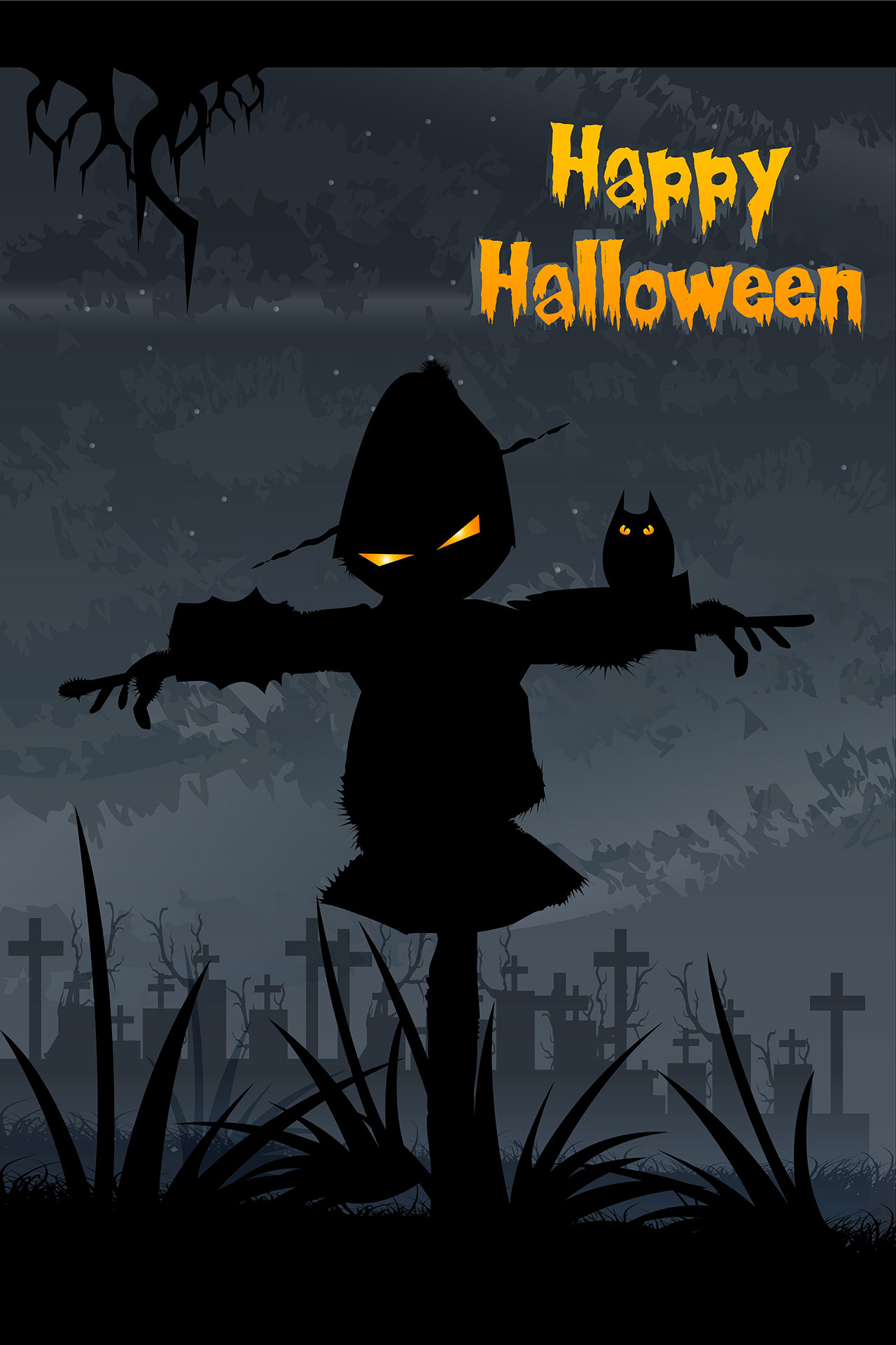 Preview for Halloween-scarecrow-silhouette-background-4f26a