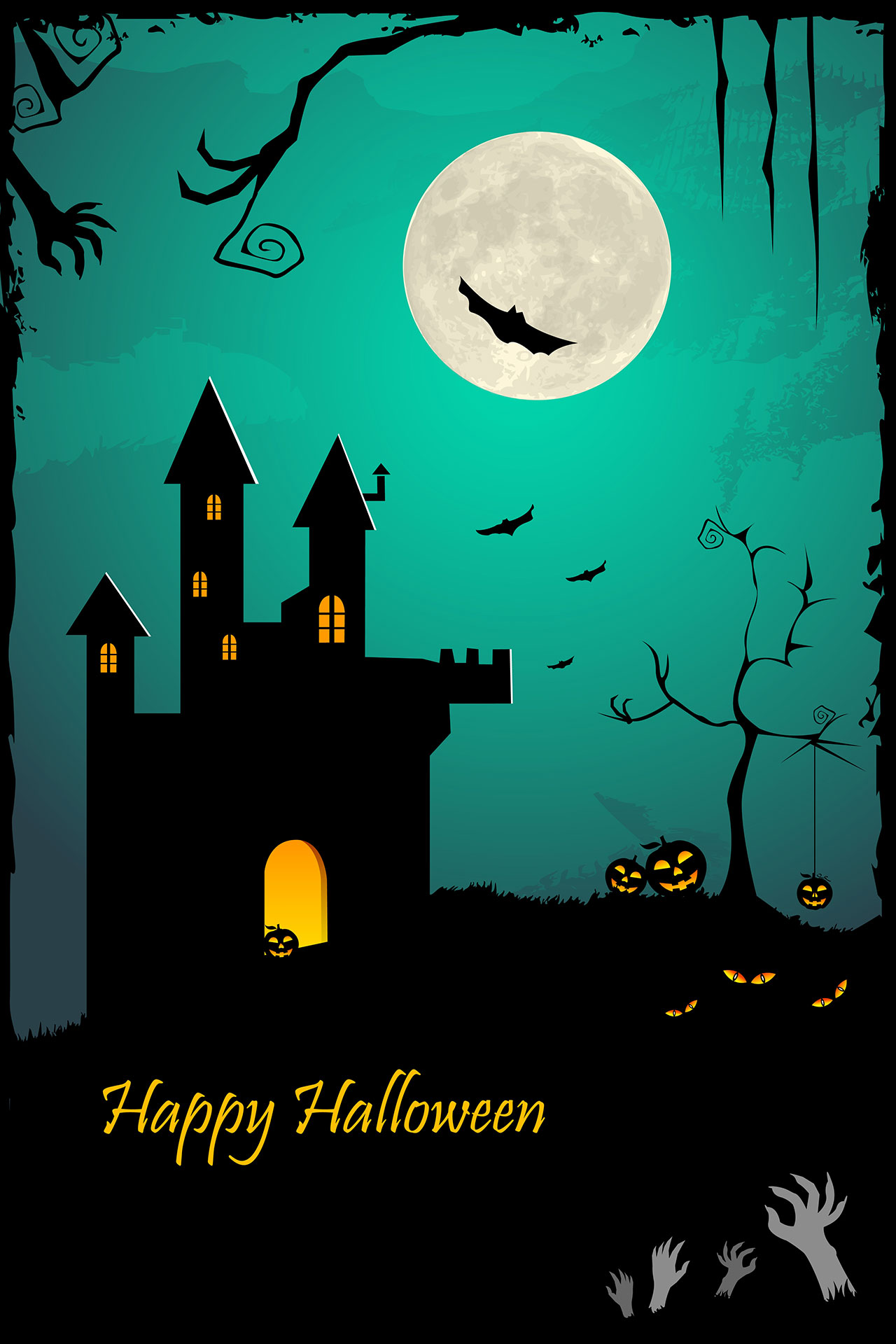 Preview for Halloween-castle-scene-background-6cf44