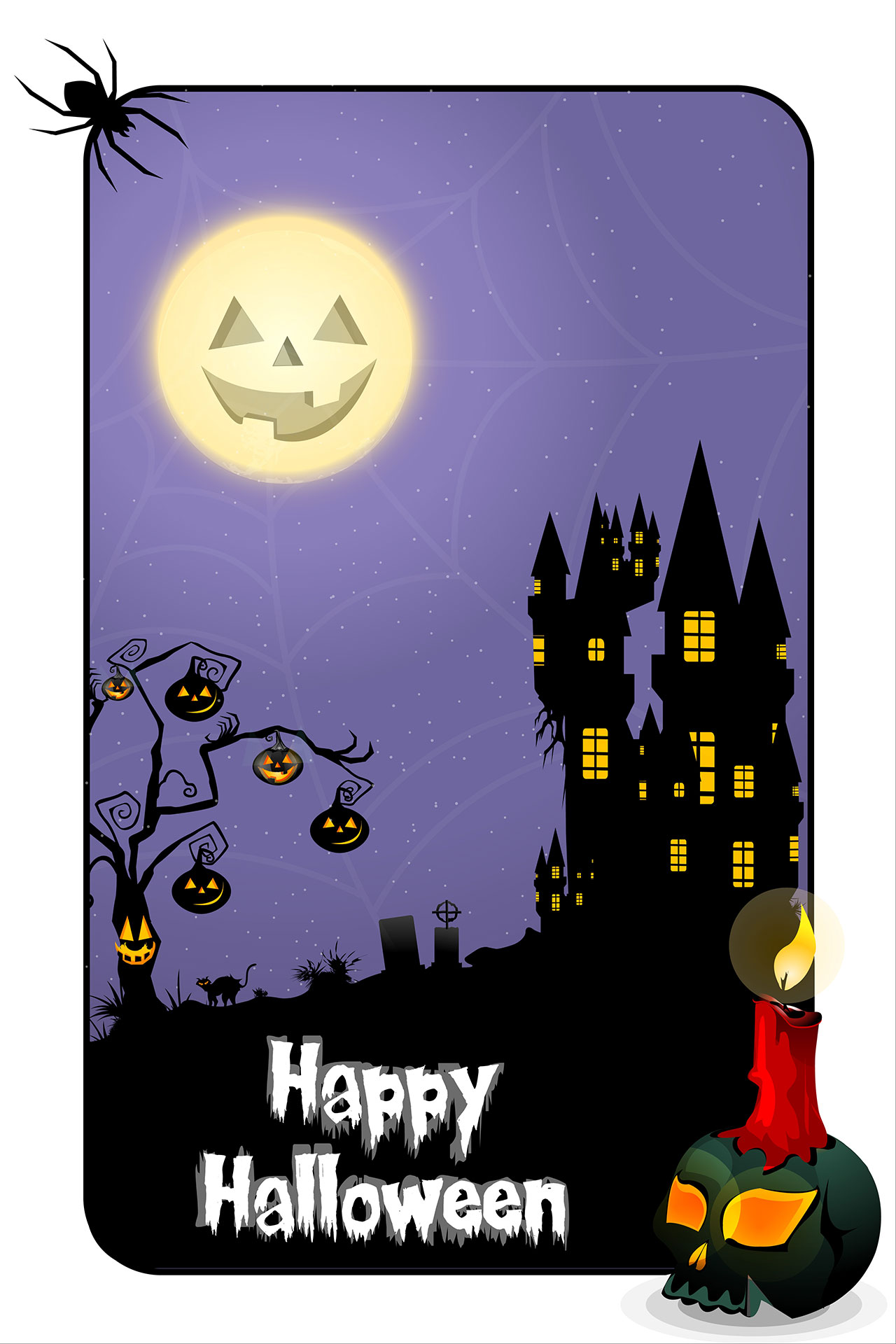 Preview for Halloween-greeting-card-background-35218