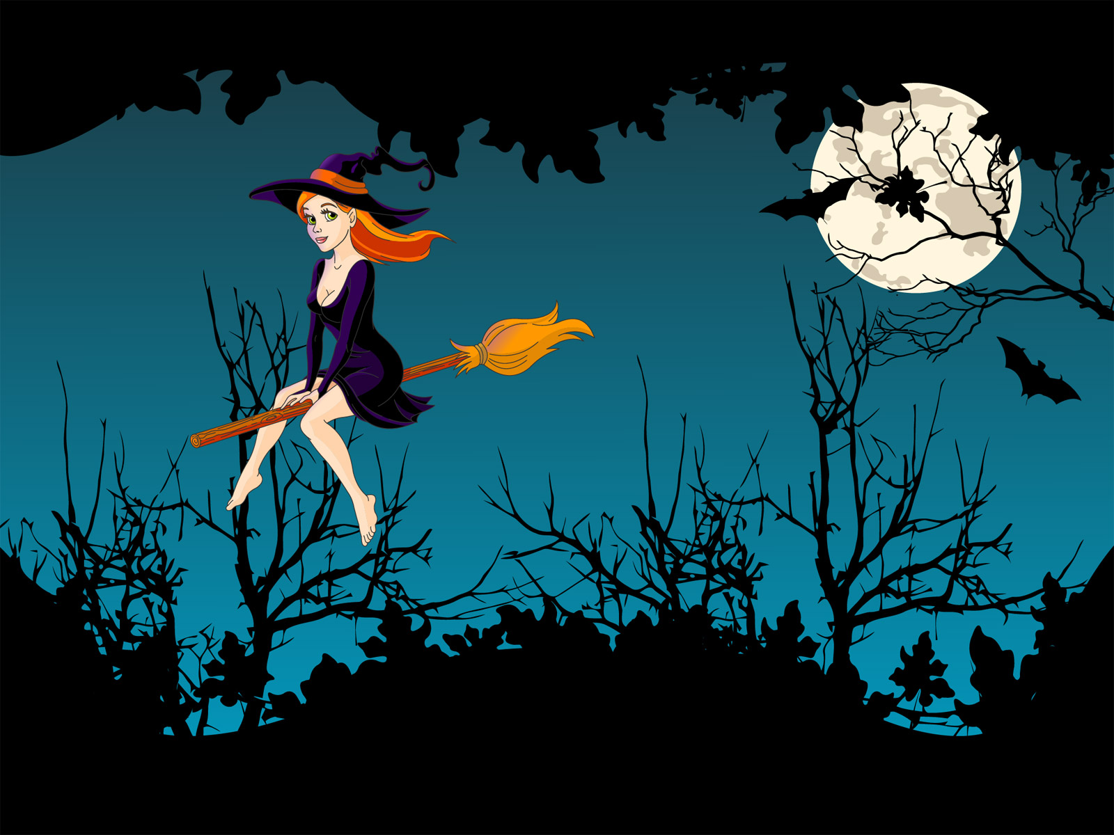Preview for Witch-flying-broomstick-halloween-background-a99a8