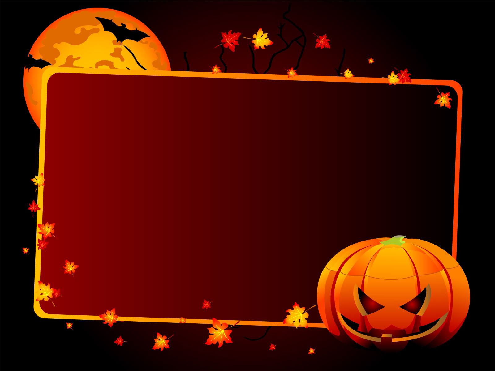 Preview for Halloween-template-pumpkins-background-53d46