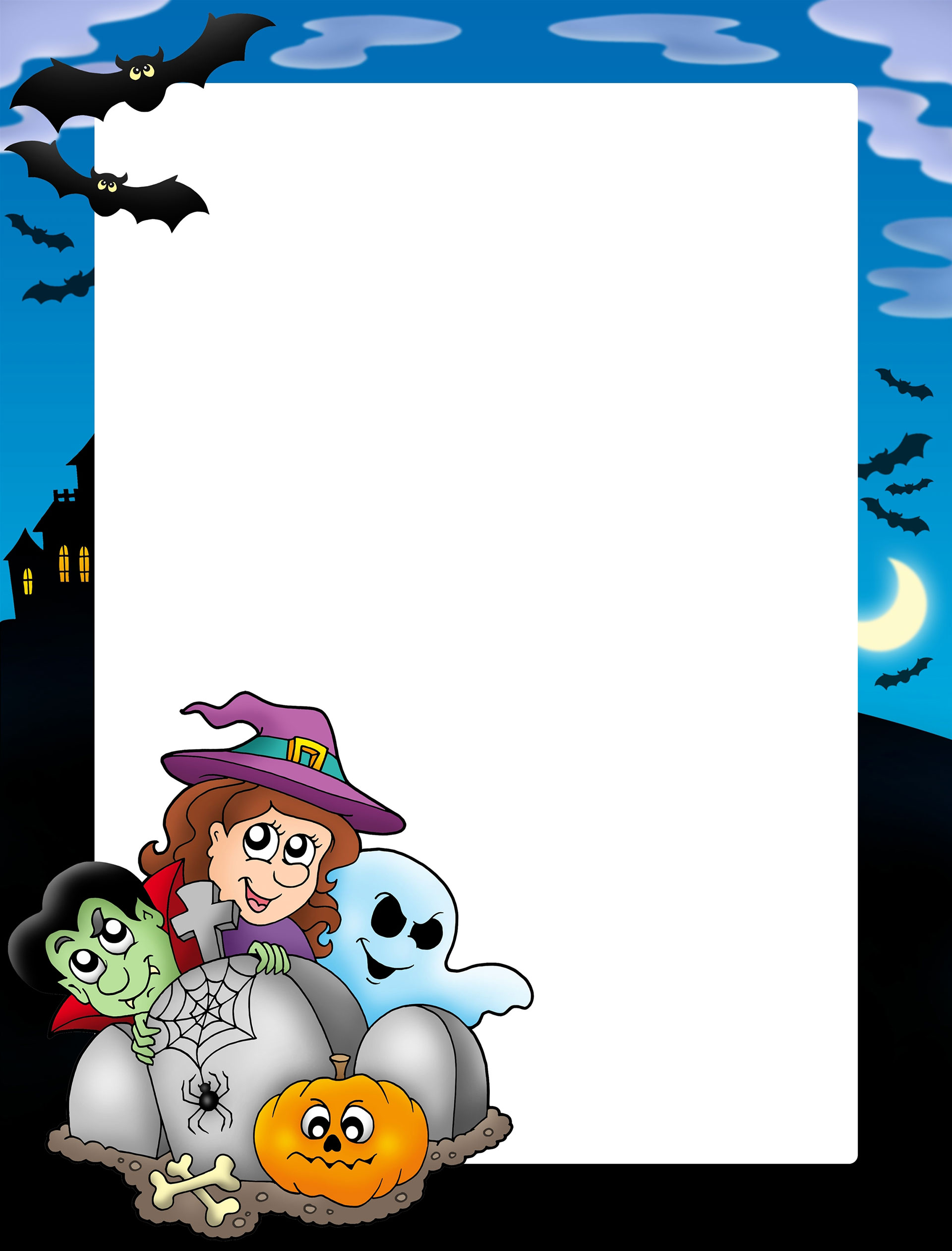 Preview for Halloween-cartoon-template-background-ddd71