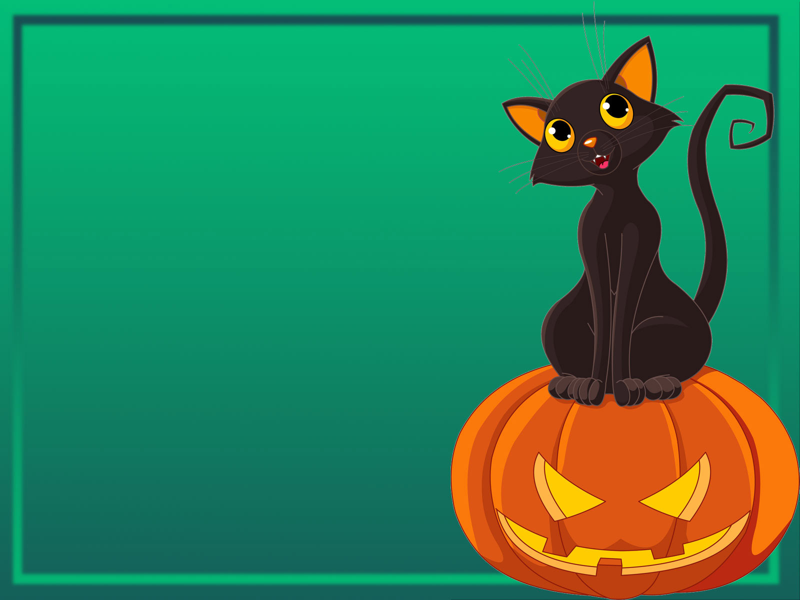 Preview for Halloween-black-cat-pumpkin-animal-background-399eb