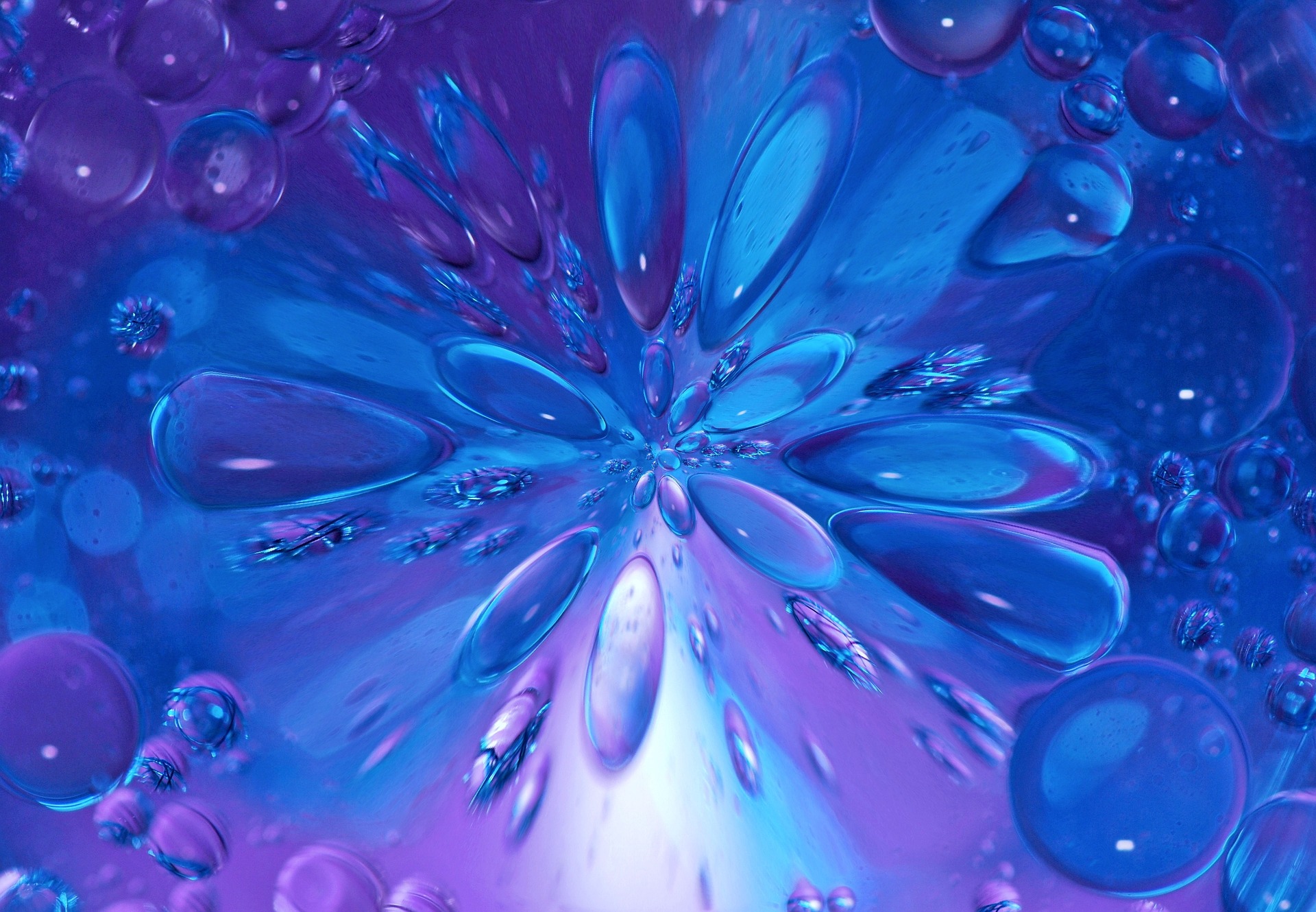 Preview for Blue-liquid-splash-art-blossom-background-fa07c