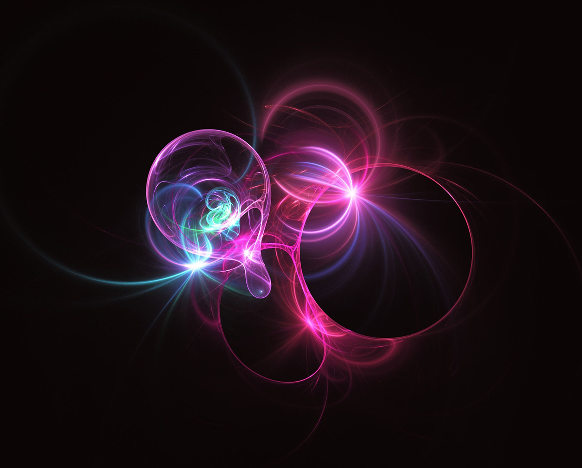 Preview for Neon-light-trails-abstract-art-fractal-background-b1c1e