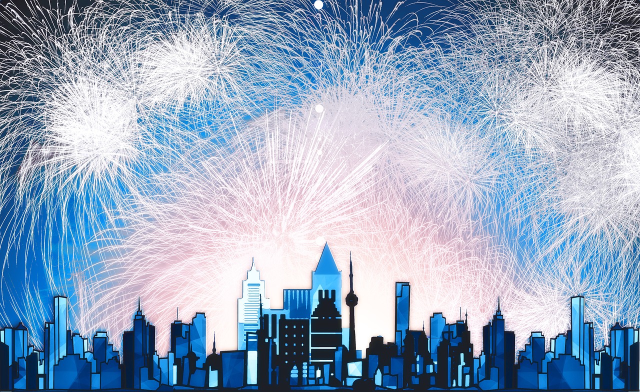 Preview for City-skyline-fireworks-background-bd0f4