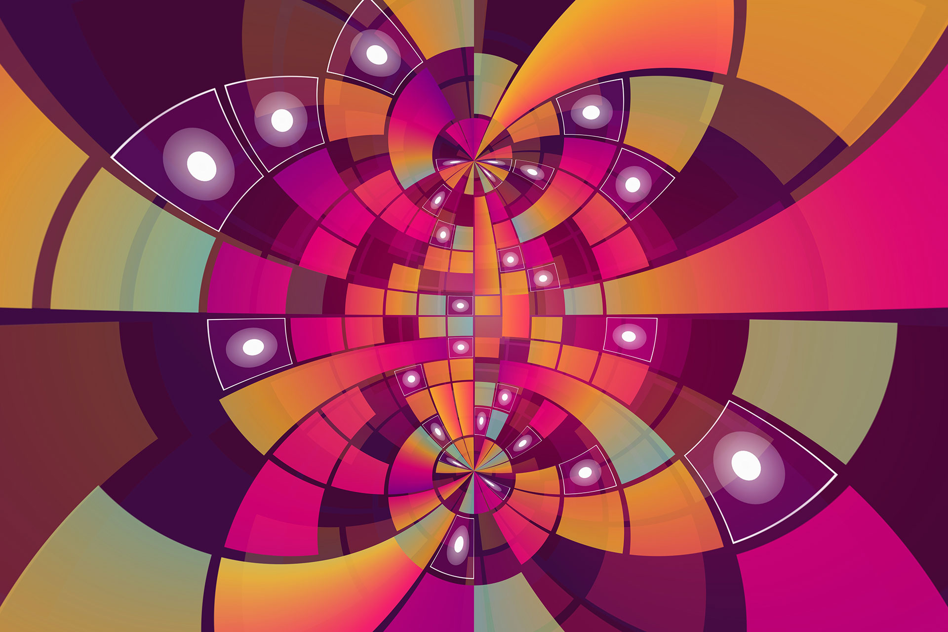 Preview for Vibrant-geometric-pattern-design-art-background-3128e