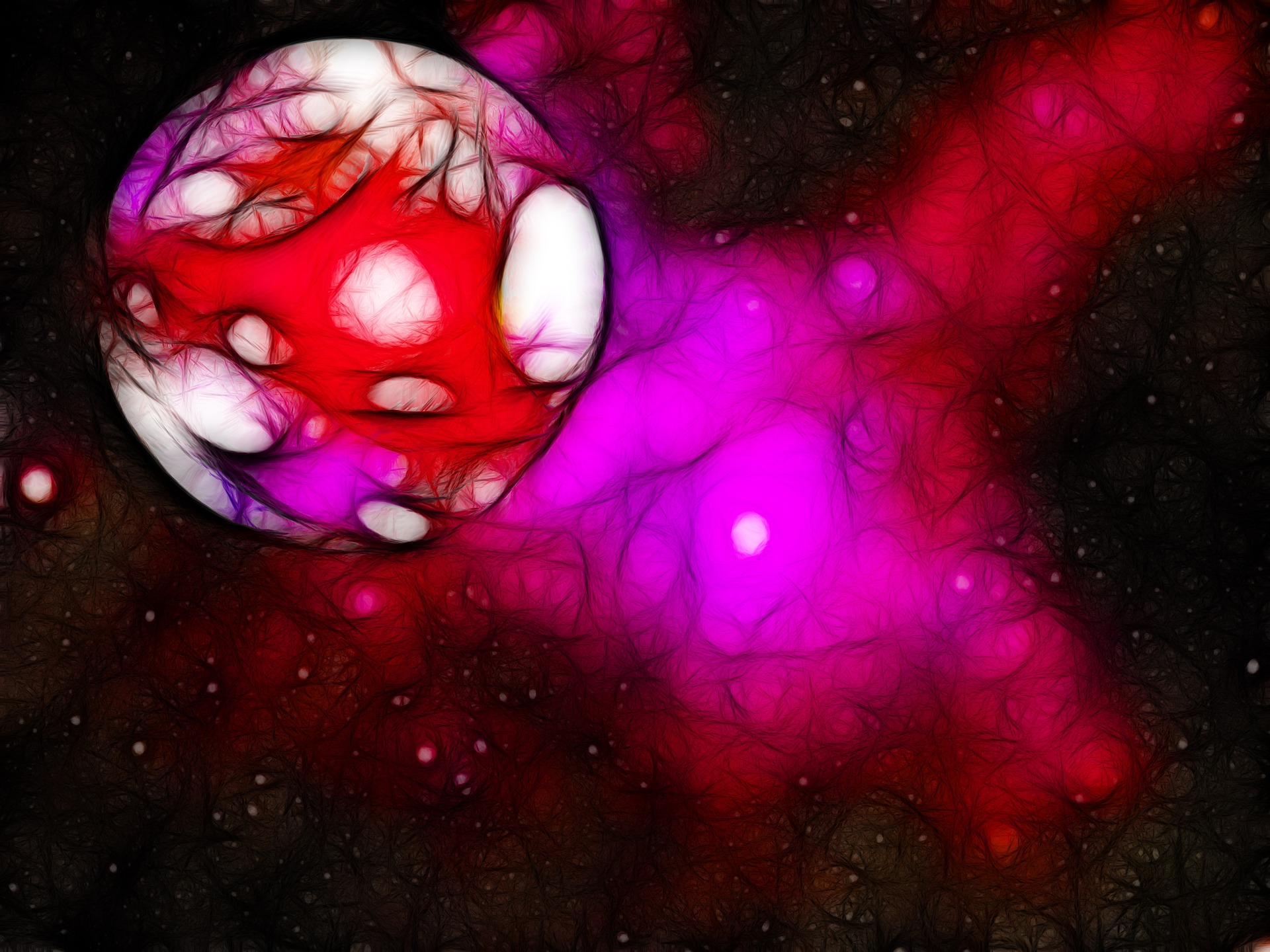 Preview for Cosmic-sphere-abstract-art-animal-background-f0270