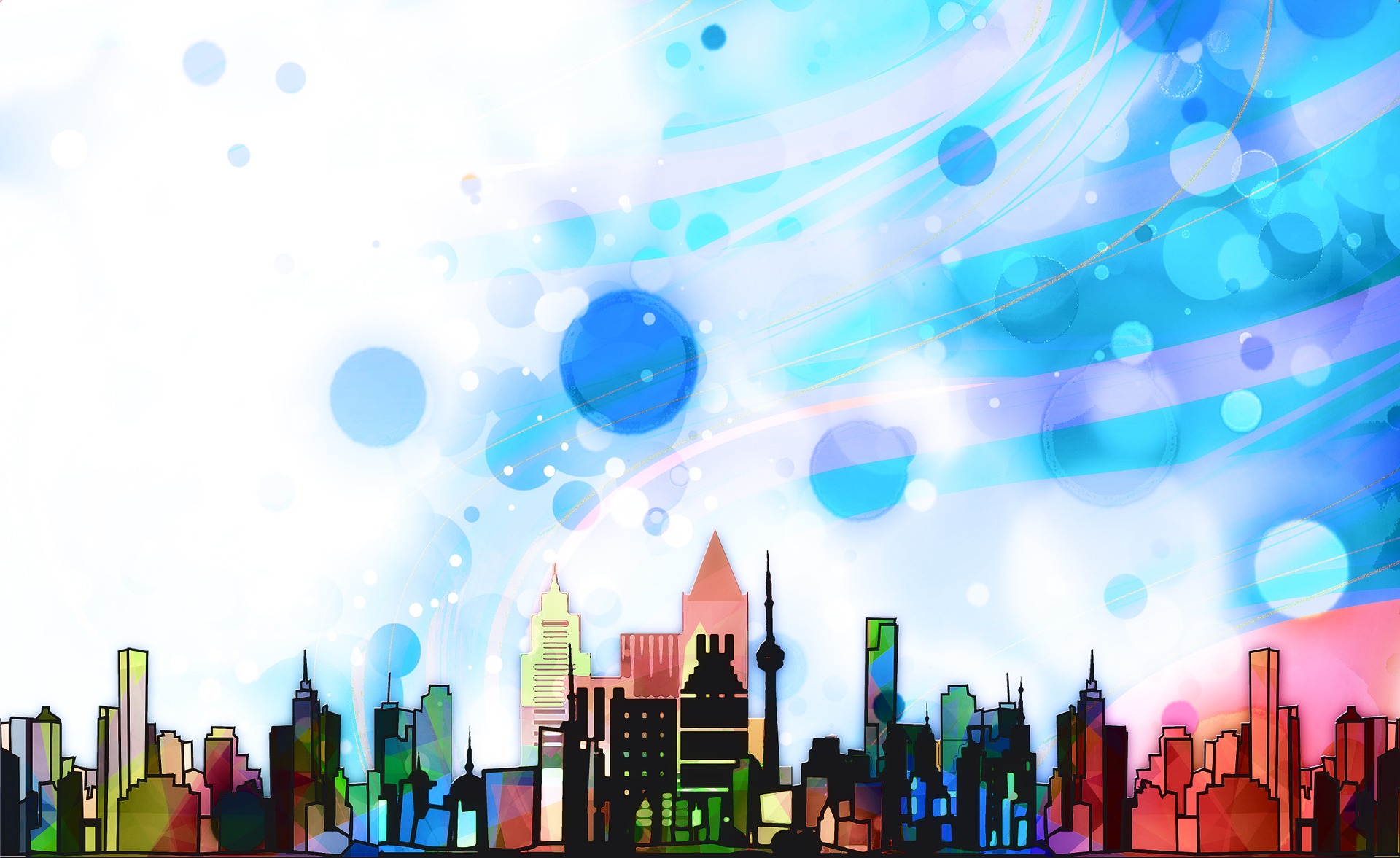 Preview for Colorful-city-illustration-art-background-bb2a4